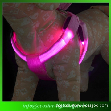 Led Pet Harness Adjustable LED Pet Dog Vest Harness